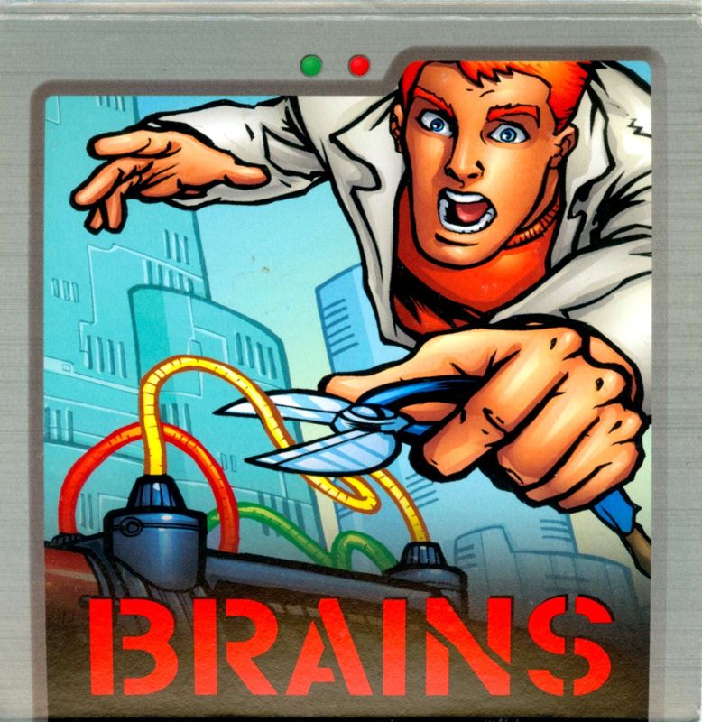 Other for Dr. Brain Thinking Games: IQ Adventure (Windows) (Folding cardboard package with many angles and illustrations): CD package unfolded - top
