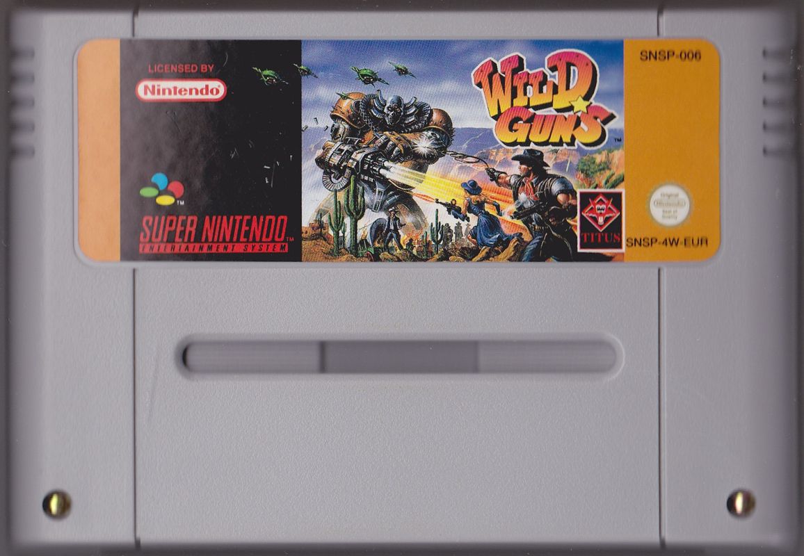 Media for Wild Guns (SNES): Front