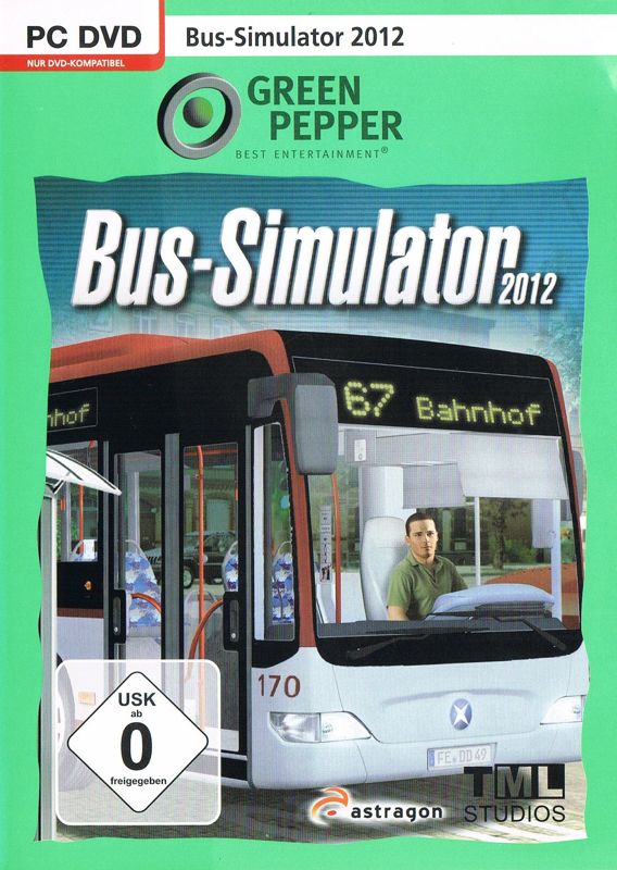 Front Cover for Bus-Simulator 2012 (Windows) (Green Pepper release)