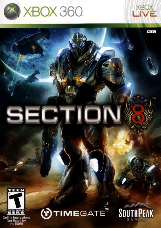Front Cover for Section 8 (Xbox 360)