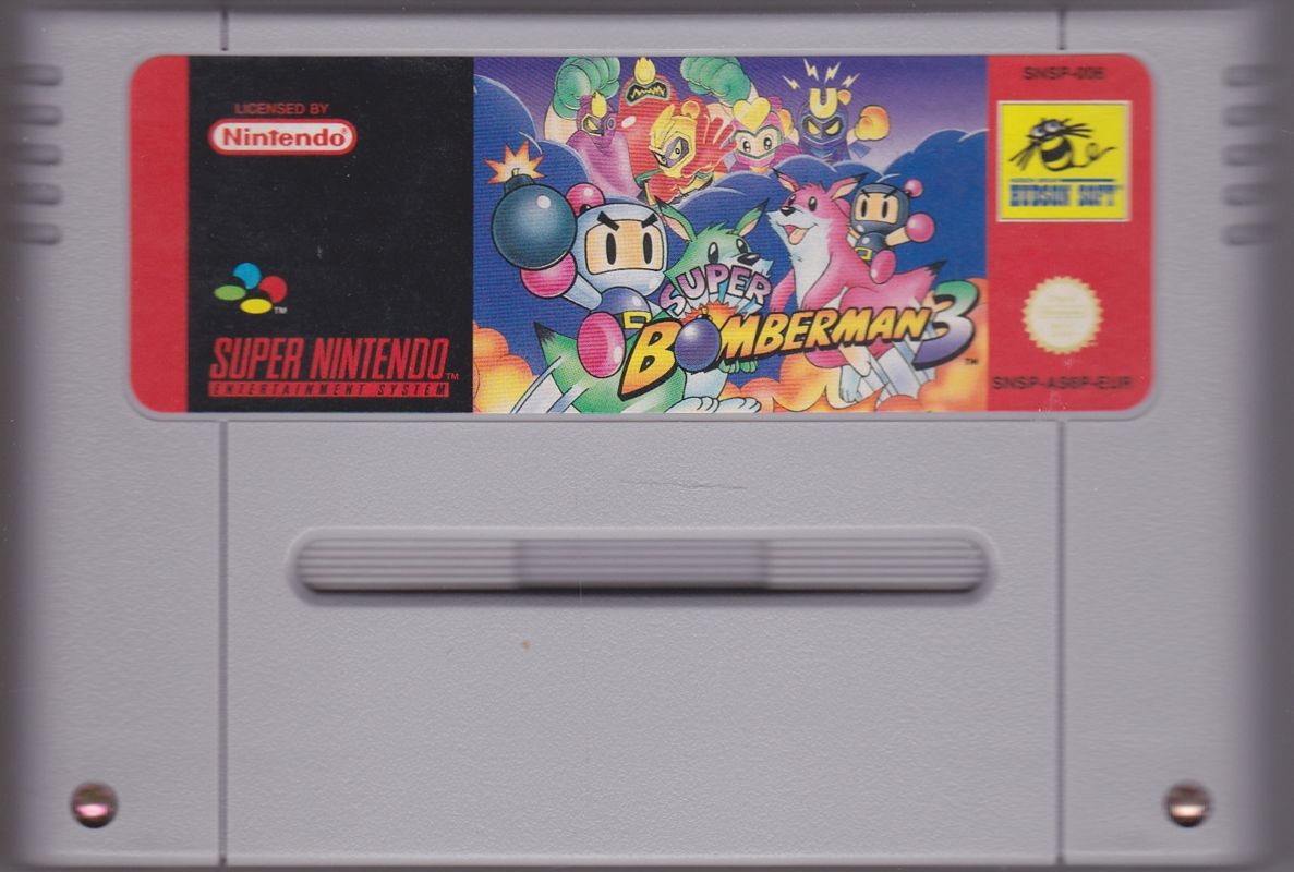 Media for Super Bomberman 3 (SNES): Front