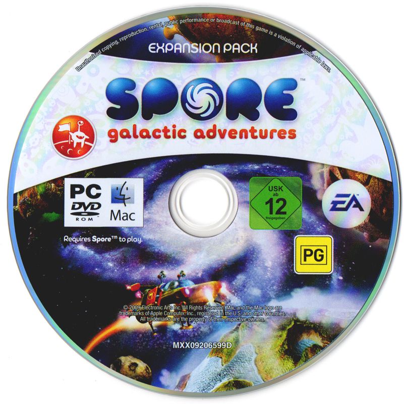 Media for Spore: Galactic Adventures (Macintosh and Windows) (Localized version)