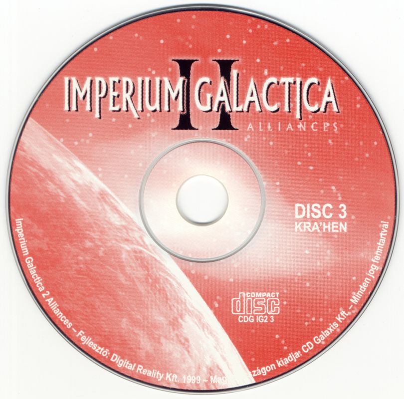 Media for Imperium Galactica II: Alliances (Windows): Disc 3