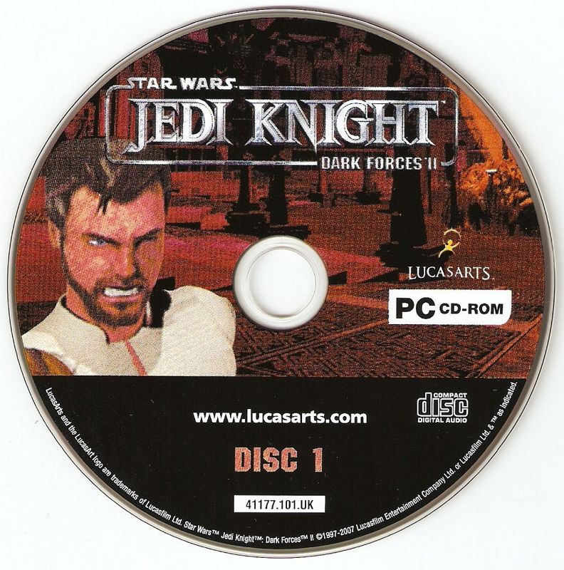 Media for Star Wars: Jedi Knight - Bundle (Windows) (LucasArts Classic release): Dark Forces II Disc 1