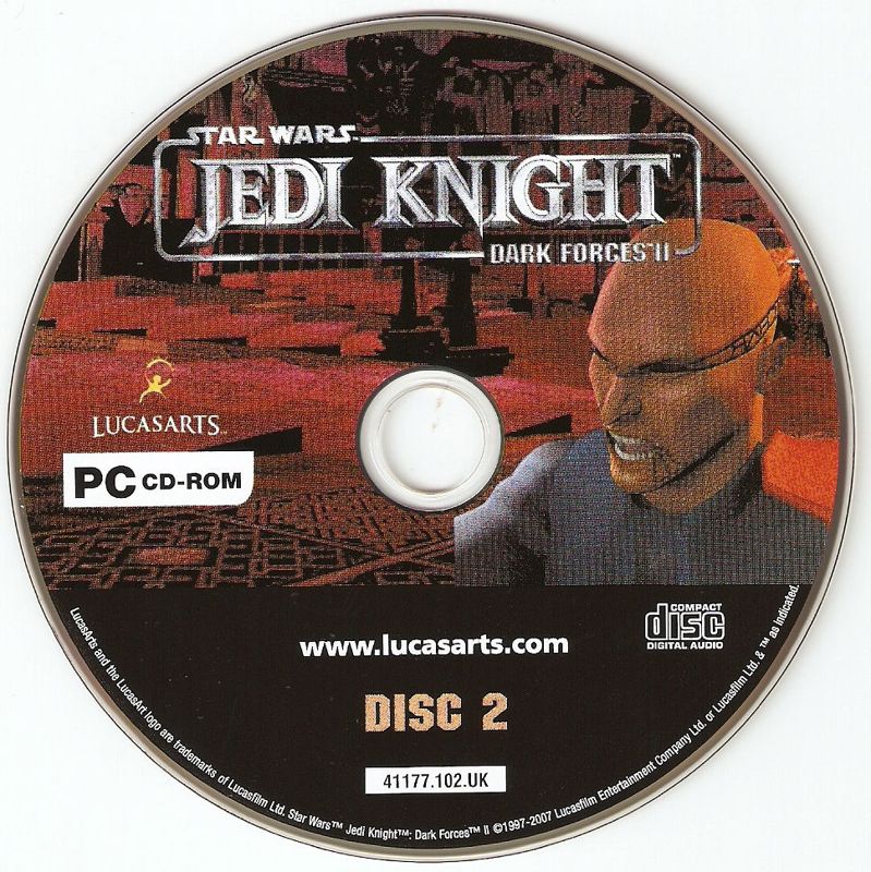 Media for Star Wars: Jedi Knight - Bundle (Windows) (LucasArts Classic release): Dark Forces II Disc 2