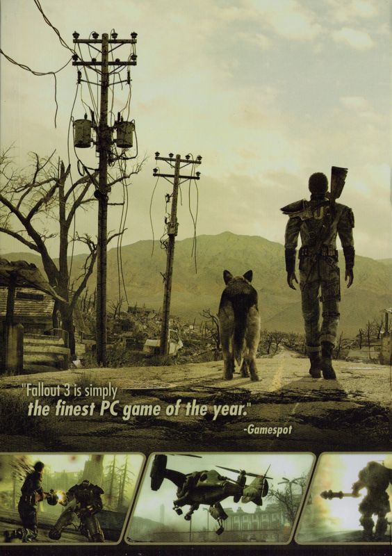 Inside Cover for Fallout 3: Game of the Year Edition (Windows): Left side