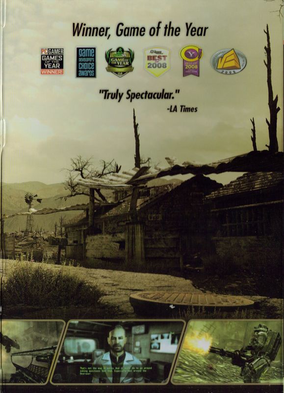 Inside Cover for Fallout 3: Game of the Year Edition (Windows): Right side