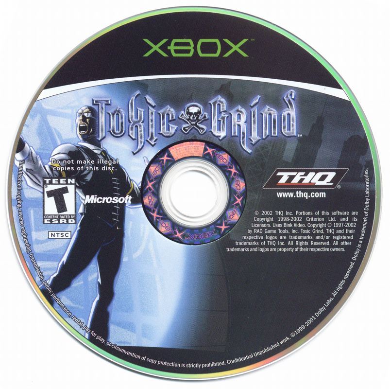 Toxic Grind cover or packaging material MobyGames