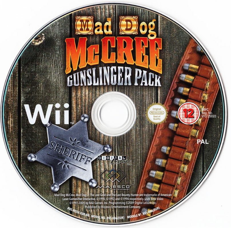 Media for Mad Dog McCree: Gunslinger Pack (Wii)