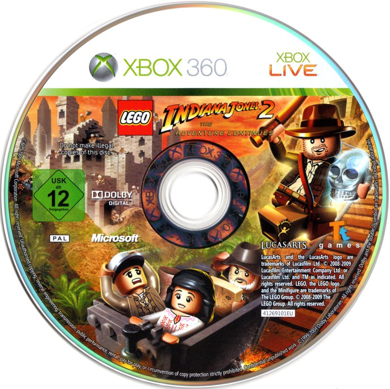 Media for LEGO Indiana Jones 2: The Adventure Continues (Xbox 360)