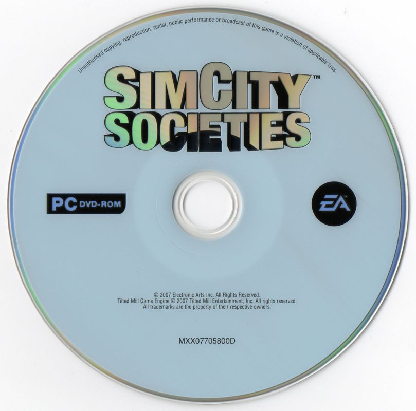 Media for SimCity Societies (Windows) (Localized version)