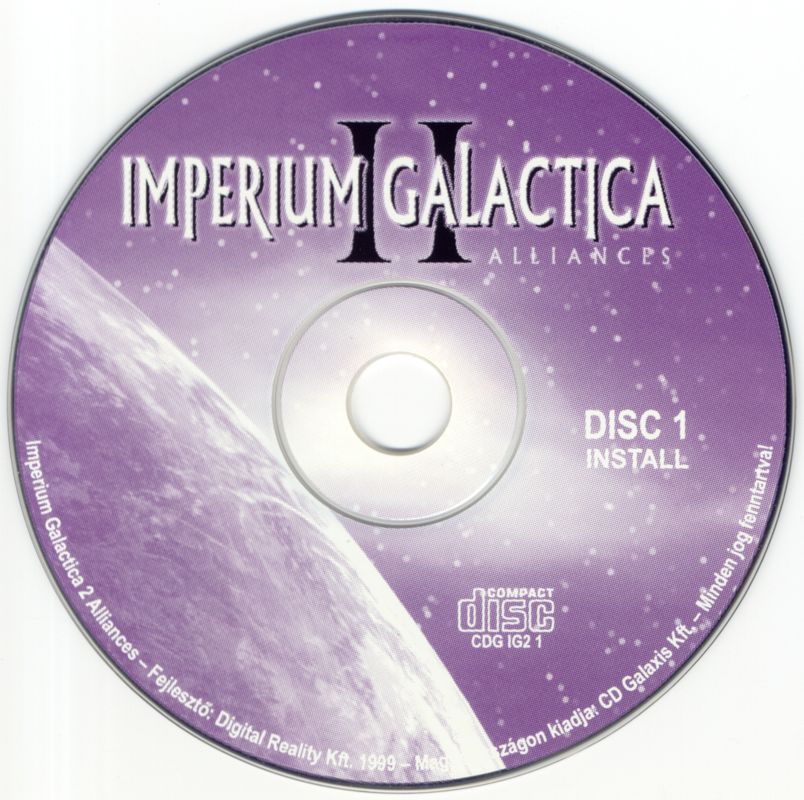 Media for Imperium Galactica II: Alliances (Windows): Disc 1