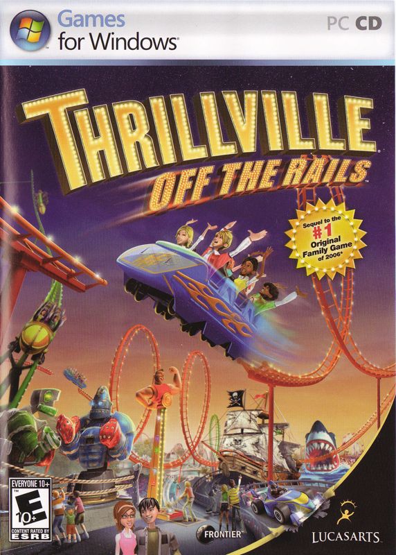 Front Cover for Thrillville: Off the Rails (Windows)