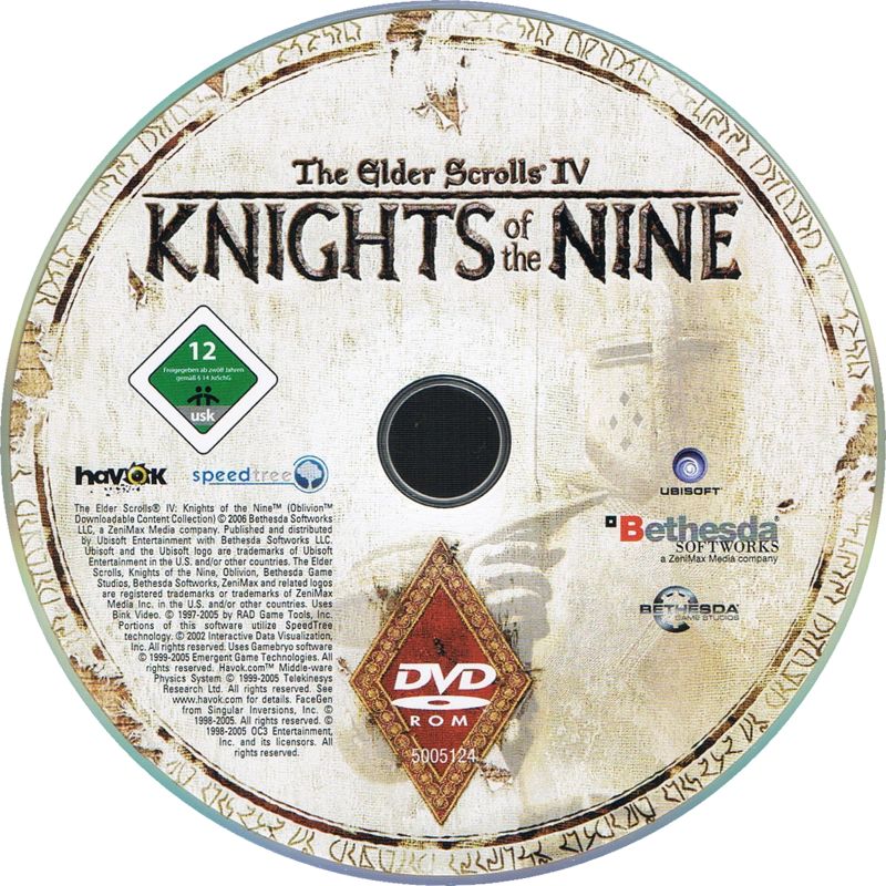 The Elder Scrolls IV: Knights of the Nine cover or packaging material ...