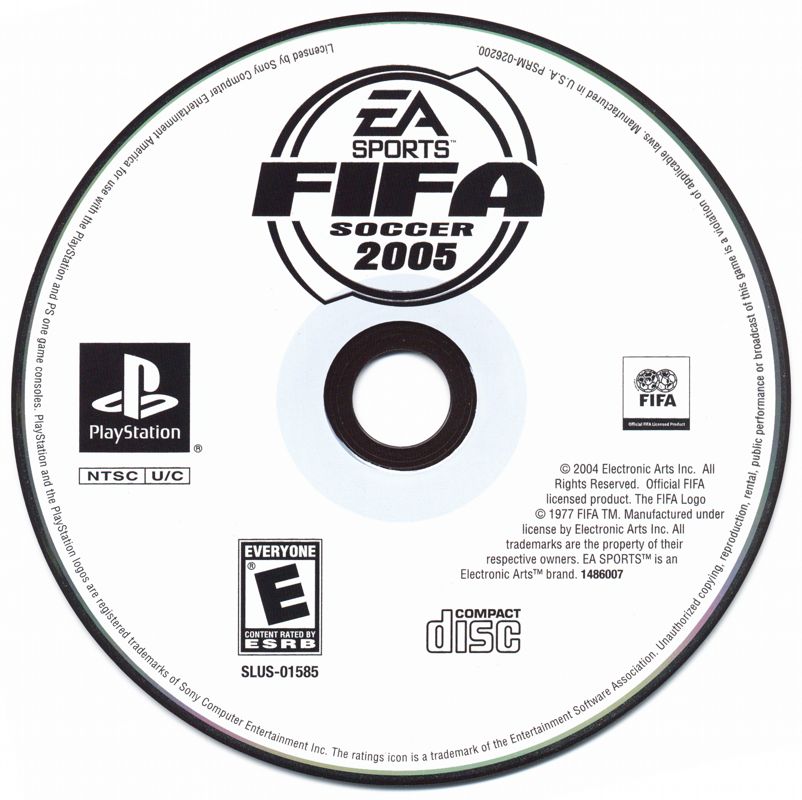 Media for FIFA Soccer 2005 (PlayStation)