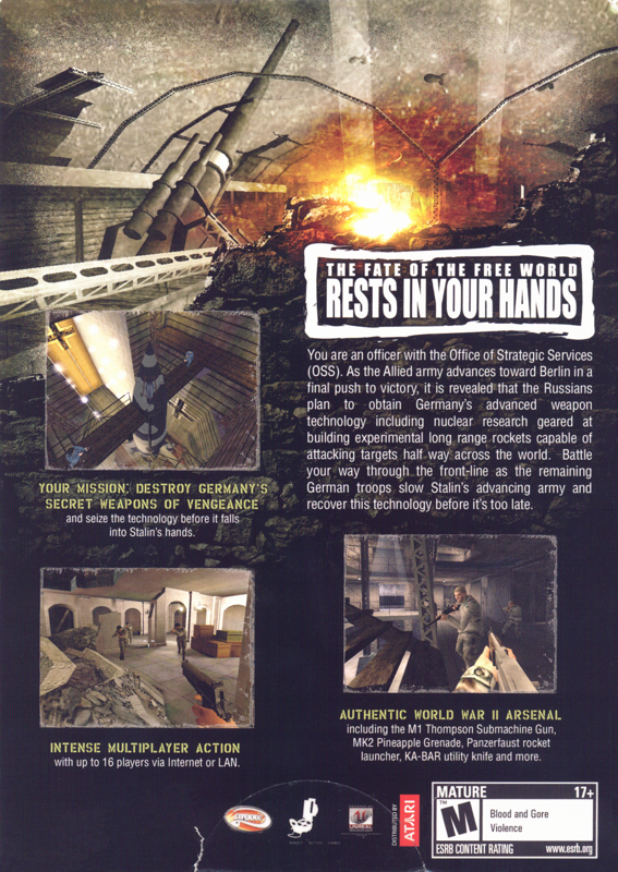 Back Cover for World War II Combat: Road to Berlin (Windows)