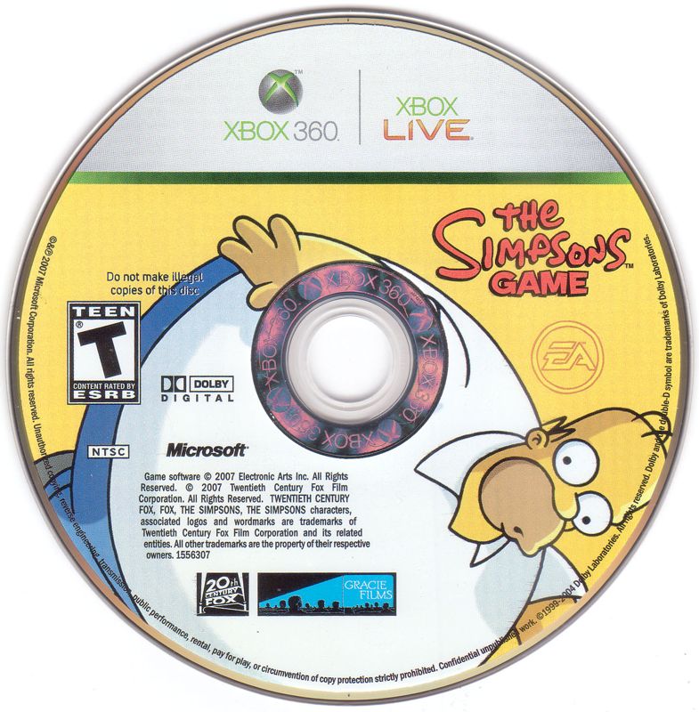 Media for The Simpsons Game (Xbox 360) (Best Buy exclusive)
