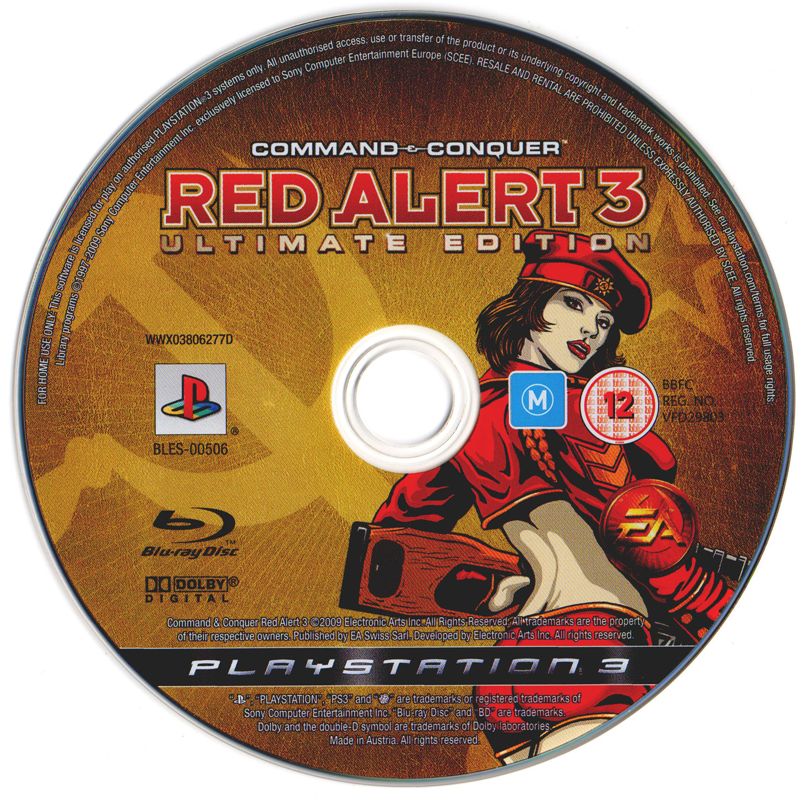 Media for Command & Conquer: Red Alert 3 - Ultimate Edition (PlayStation 3) (Localized version)