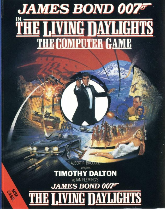 Front Cover for James Bond 007 in The Living Daylights: The Computer Game (MSX)