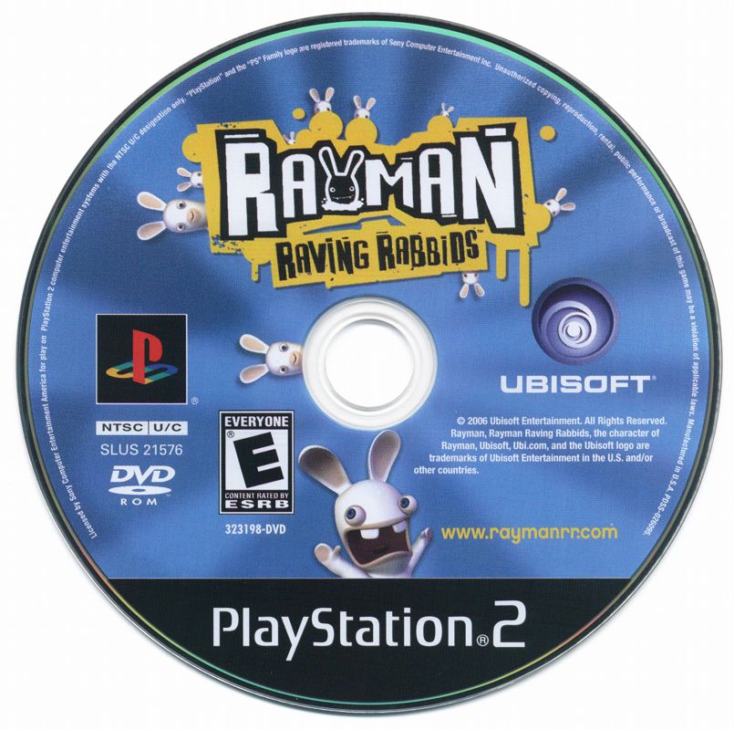Media for Rayman: Raving Rabbids (PlayStation 2)