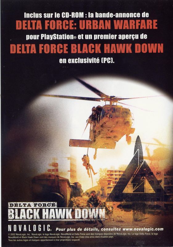 Inside Cover for Delta Force: Task Force Dagger (Windows): Left