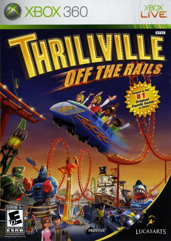 Front Cover for Thrillville: Off the Rails (Xbox 360)
