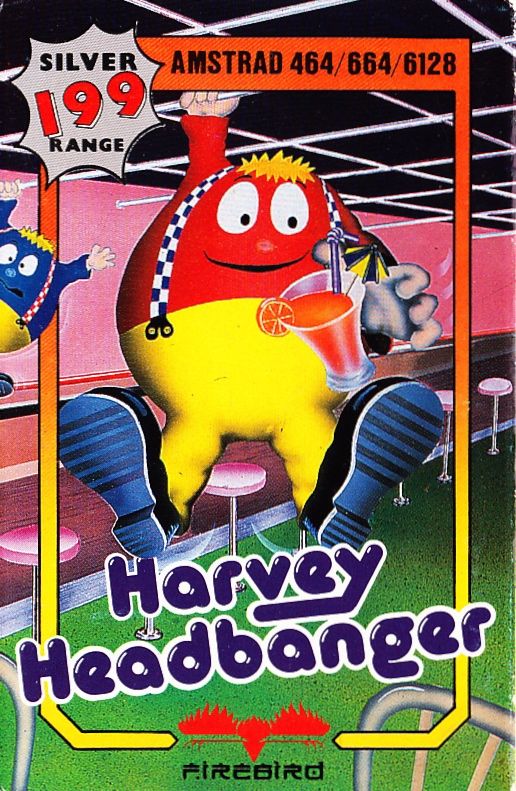 Front Cover for Harvey Headbanger (Amstrad CPC) (Silver Range 199 Budget Release)