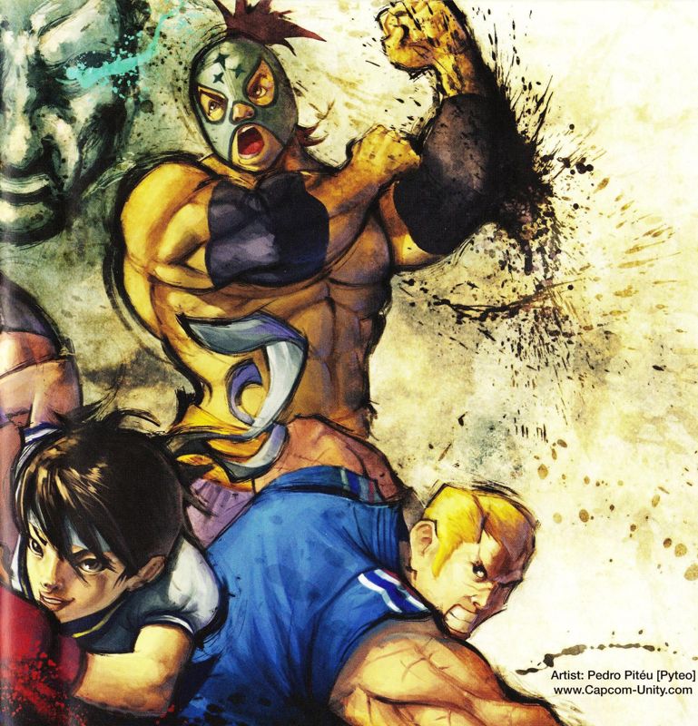 Inside Cover for Street Fighter IV (PlayStation 3): Right