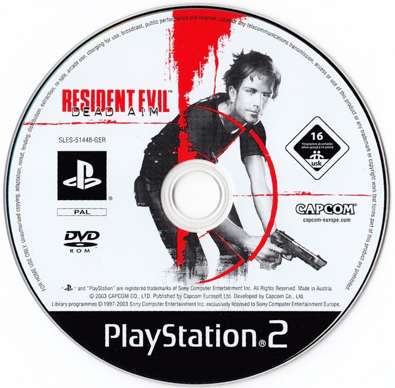 Media for Resident Evil: Dead Aim (PlayStation 2)