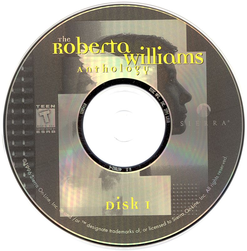 Media for The Roberta Williams Anthology (DOS and Windows and Windows 3.x): Disc 1/4