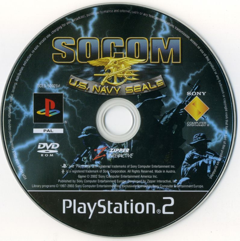 Media for SOCOM: U.S. Navy SEALs (PlayStation 2) (Re-release: Headset and game)