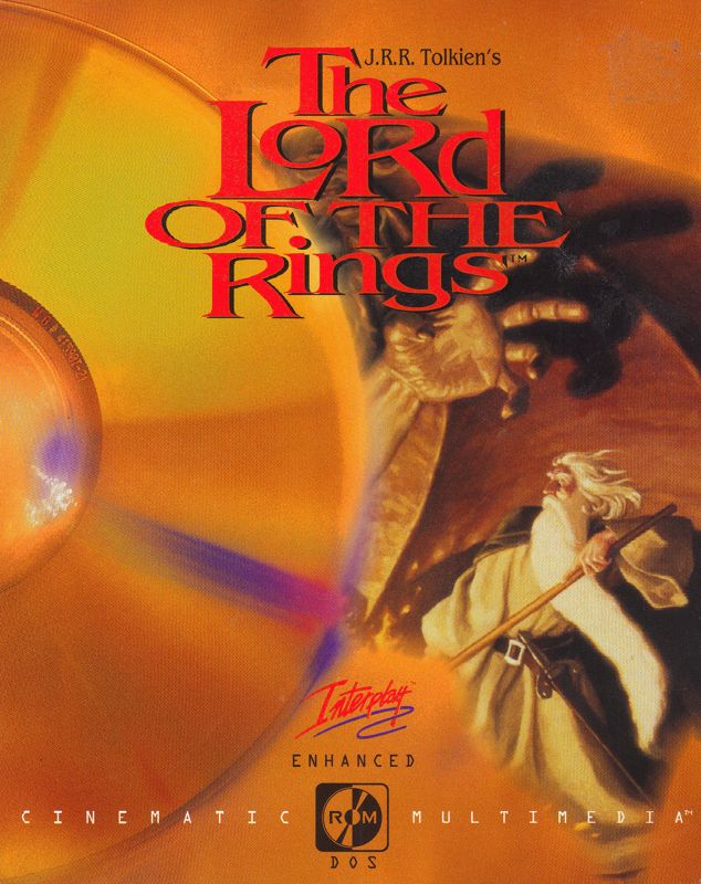 Front Cover for J.R.R. Tolkien's The Lord of the Rings, Vol. I (DOS) (Enhanced CD version)