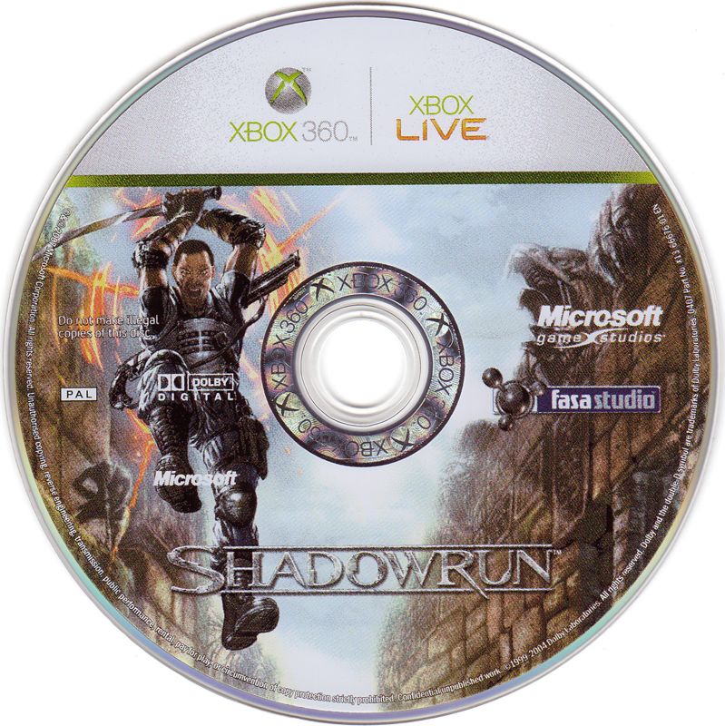 Media for Shadowrun (Xbox 360)