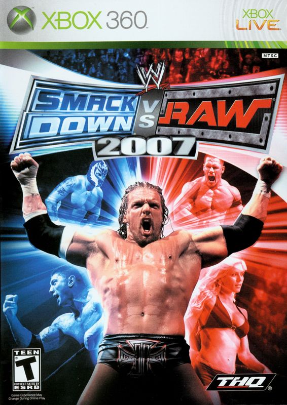 Front Cover for WWE Smackdown vs. Raw 2007 (Xbox 360)