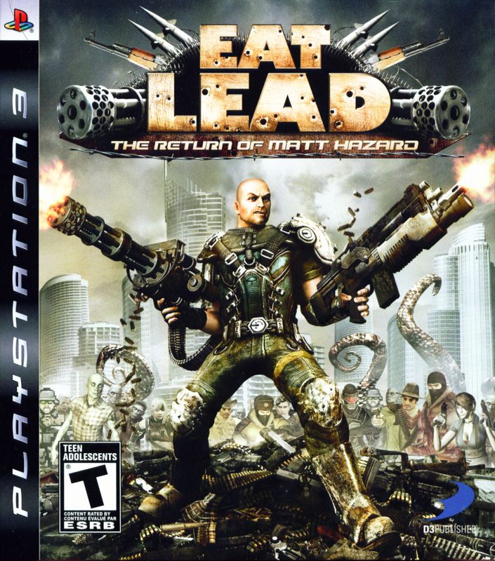 Front Cover for Eat Lead: The Return of Matt Hazard (PlayStation 3)