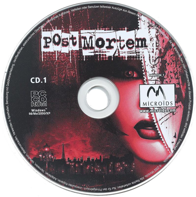 Media for Post Mortem (Windows): Disc 1