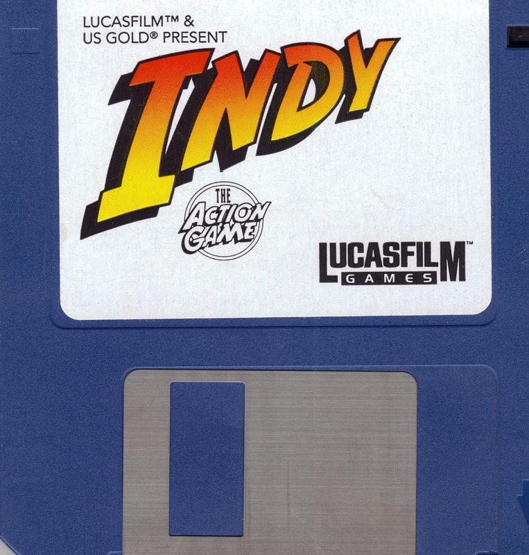 Media for Indiana Jones and the Last Crusade: The Action Game (DOS): 3.5" Disk