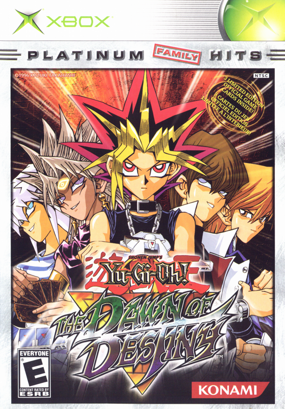 Front Cover for Yu-Gi-Oh!: The Dawn of Destiny (Xbox) (Platinum Hits release)