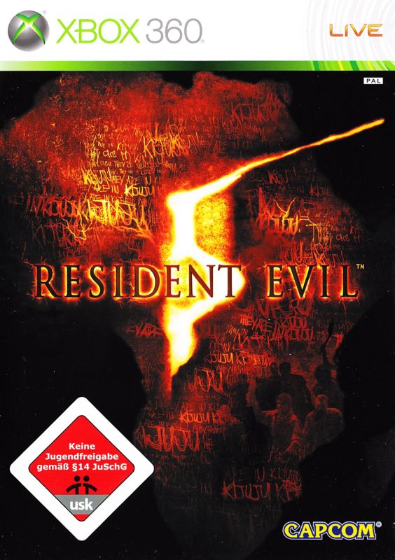 Front Cover for Resident Evil 5 (Xbox 360)