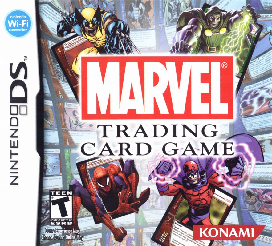 Front Cover for Marvel Trading Card Game (Nintendo DS)