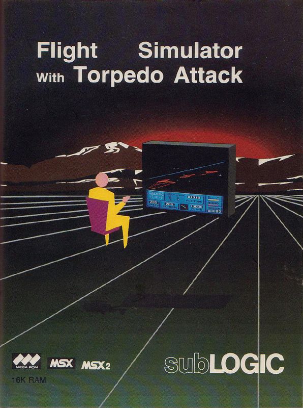Front Cover for Flight Simulator with Torpedo Attack (MSX)