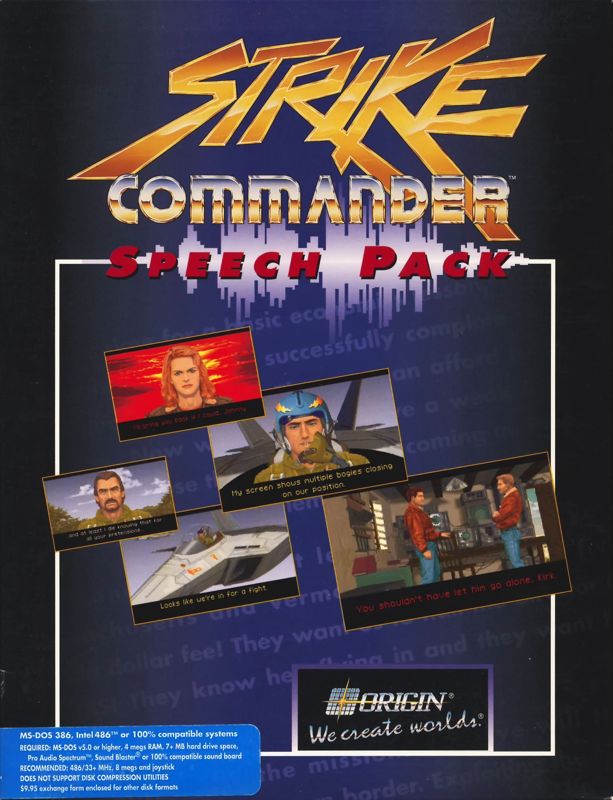 Strike Commander: Speech Pack (1993) - MobyGames