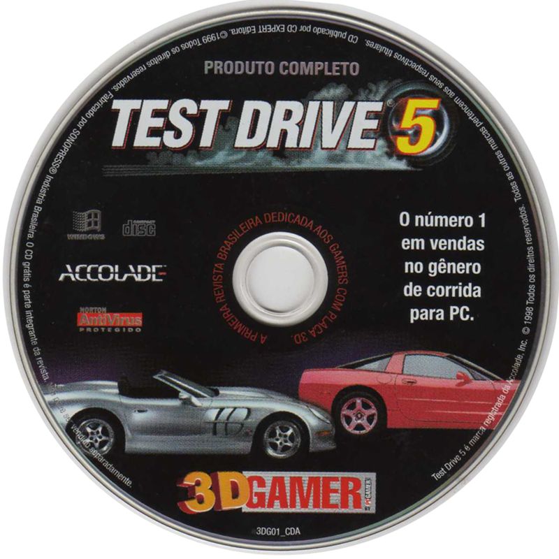Media for Test Drive 5 (Windows) (3D Gamer N° 01 covermount)