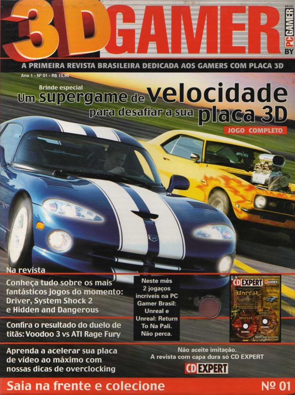 Front Cover for Test Drive 5 (Windows) (3D Gamer N° 01 covermount)