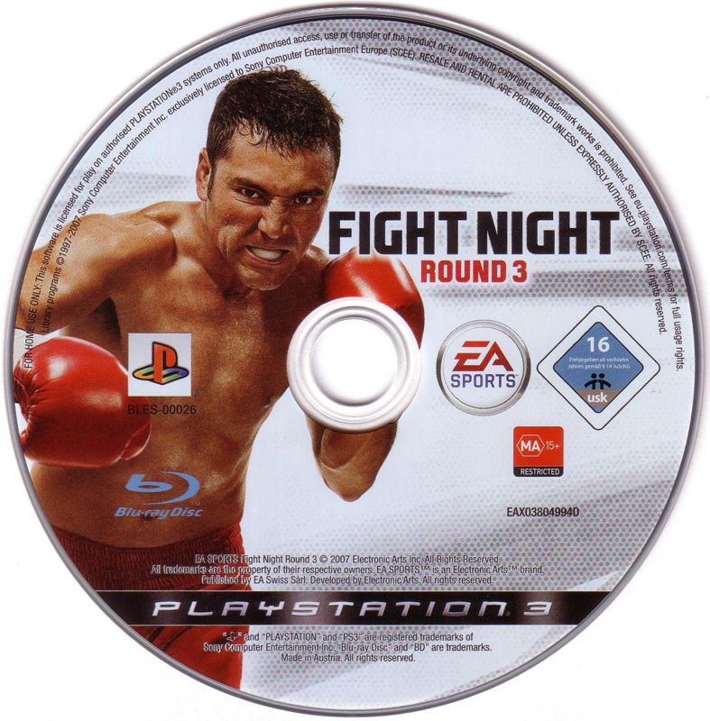 Media for Fight Night Round 3 (PlayStation 3)