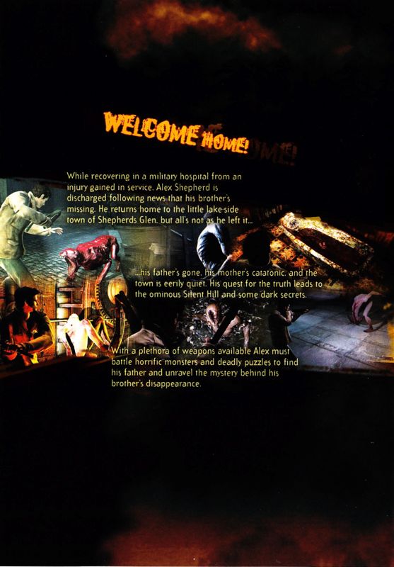 Inside Cover for Silent Hill: Homecoming (Xbox 360): Left