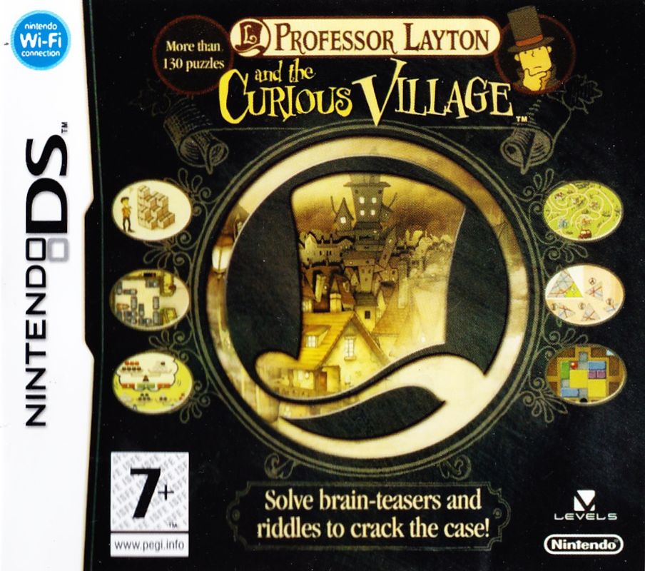 Front Cover for Professor Layton and the Curious Village (Nintendo DS)