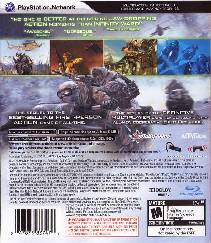 Call of Duty: Modern Warfare 2 (2009) - MobyGames