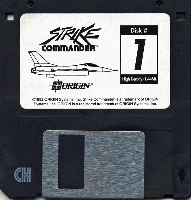 Media for Strike Commander (DOS): Disk 1