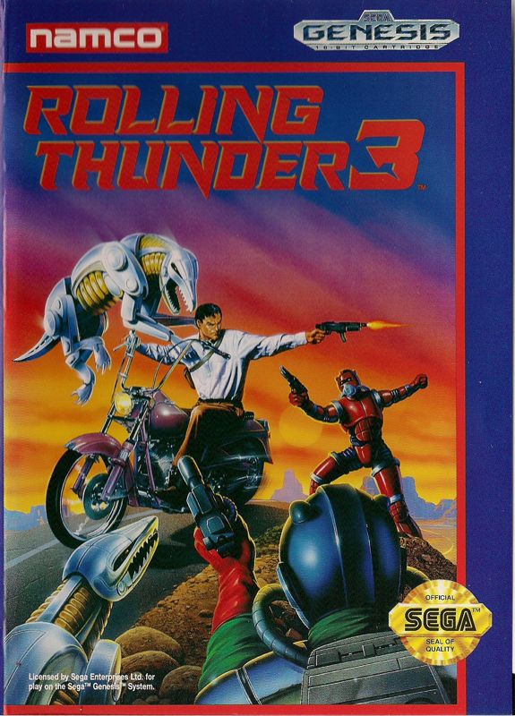 Front Cover for Rolling Thunder 3 (Genesis)
